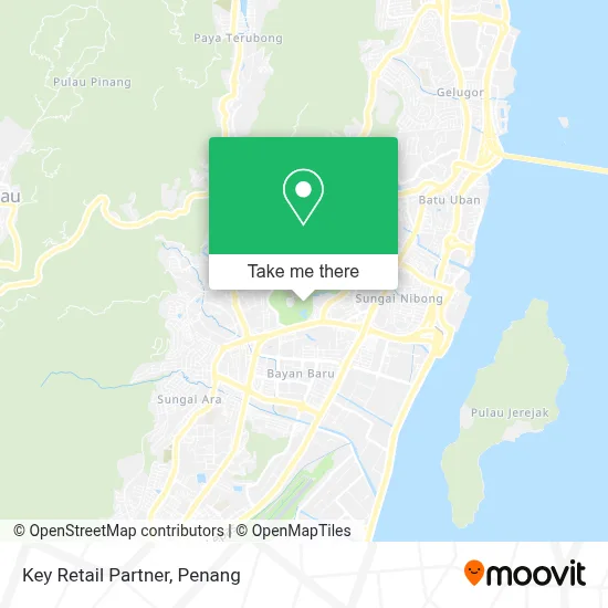 Key Retail Partner map