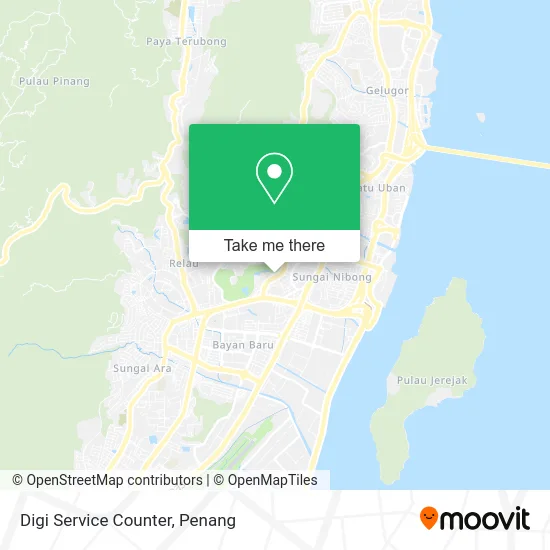 Digi Service Counter map