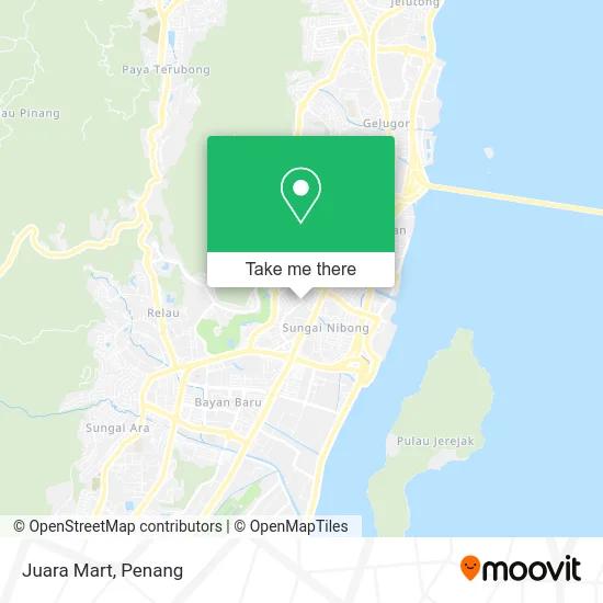 Juara Mart map