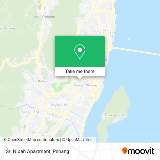 Sri Nipah Apartment map