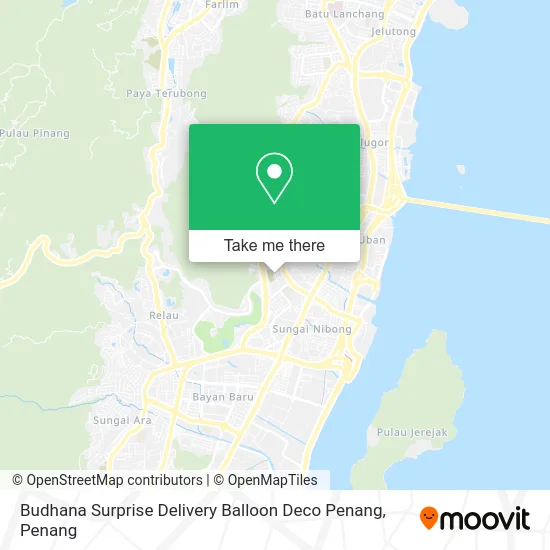 Budhana Surprise Delivery Balloon Deco Penang map