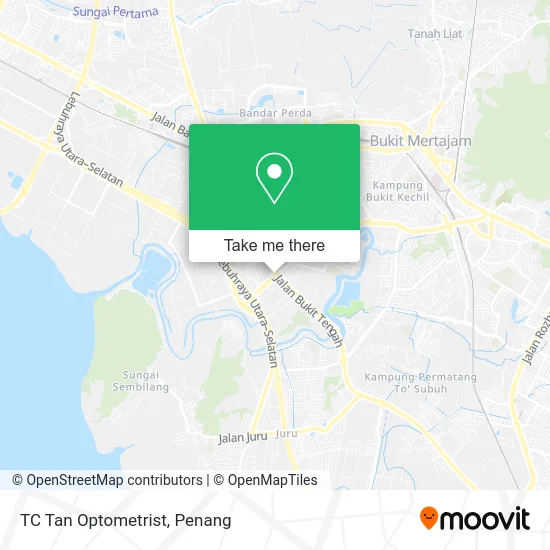 TC Tan Optometrist map
