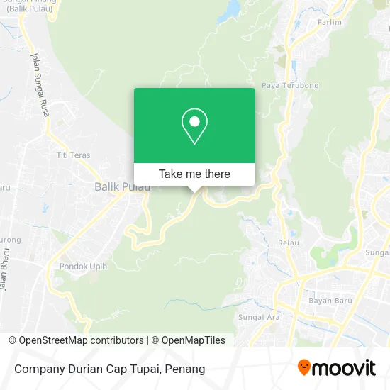 Company Durian Cap Tupai map