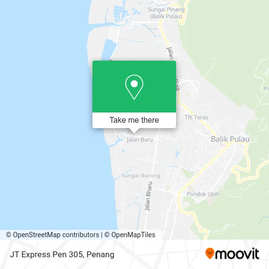 JT Express Pen 305 map