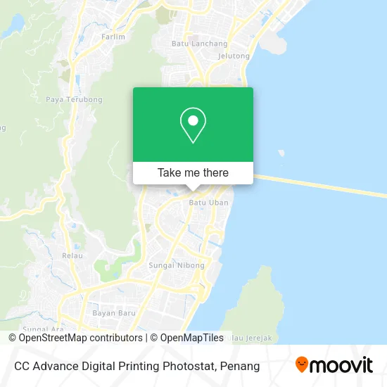 CC Advance Digital Printing Photostat map