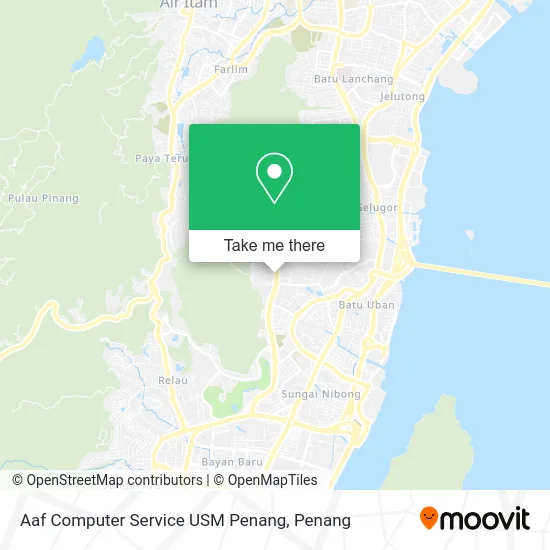 Aaf Computer Service USM Penang map
