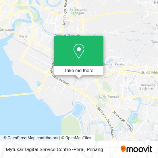 Mytukar Digital Service Centre -Perai map