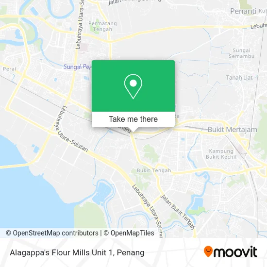 Alagappa's Flour Mills Unit 1 map