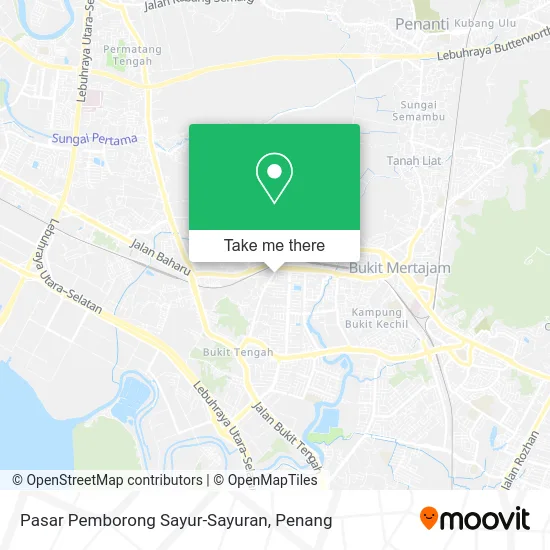 Pasar Pemborong Sayur-Sayuran map