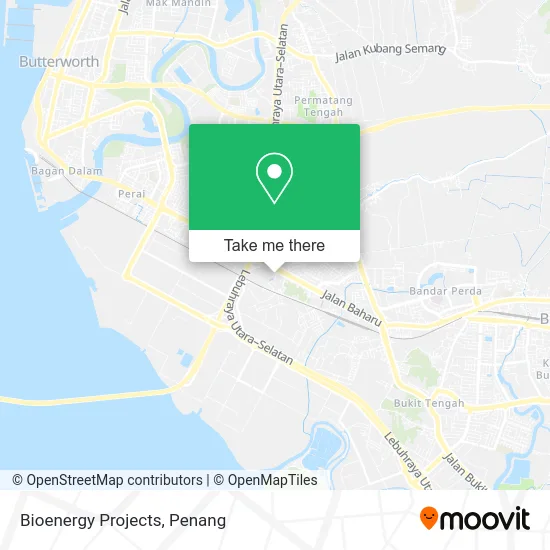 Bioenergy Projects map