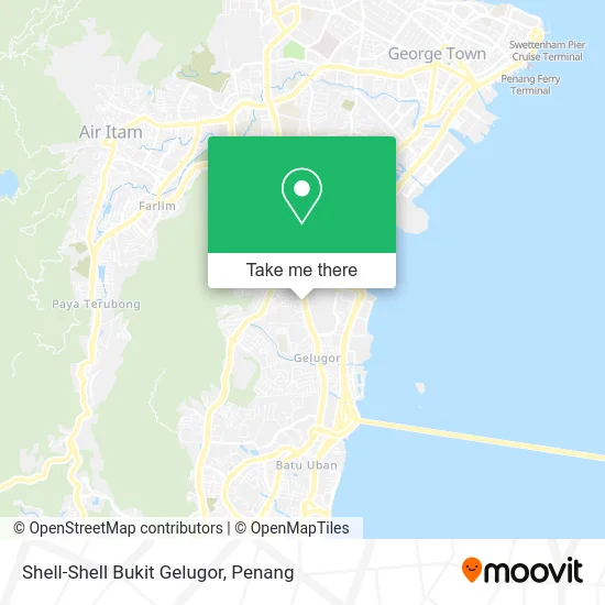 Shell-Shell Bukit Gelugor map