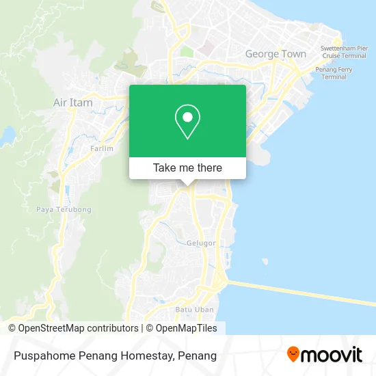 Puspahome Penang Homestay map