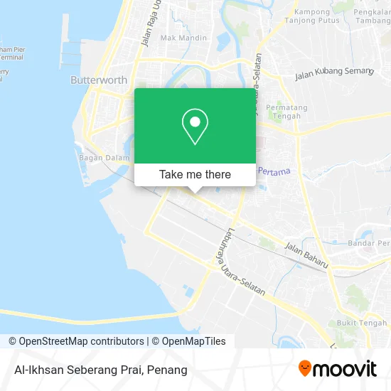 Al-Ikhsan Seberang Prai map