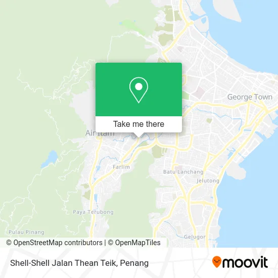 Shell-Shell Jalan Thean Teik map