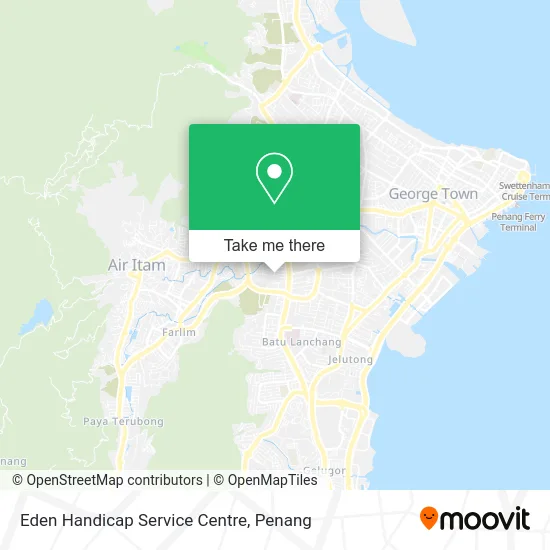 Eden Handicap Service Centre map