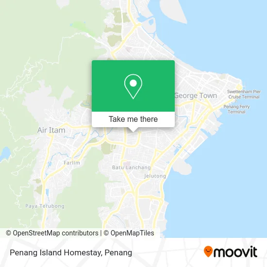 Penang Island Homestay map