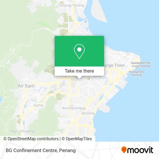 BG Confinement Centre map