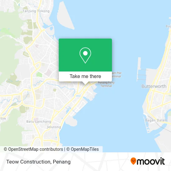 Teow Construction map