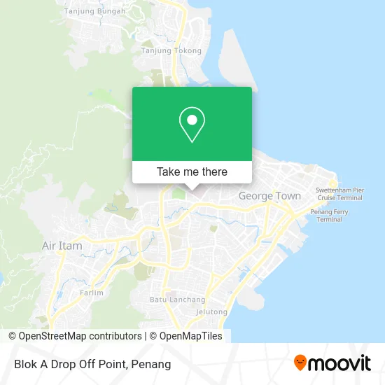 Blok A Drop Off Point map