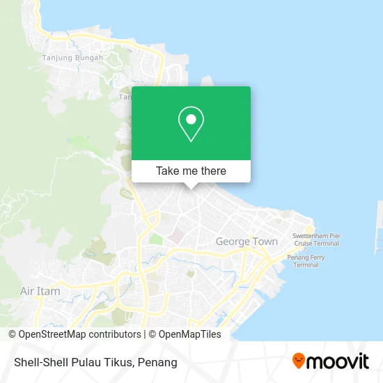 Shell-Shell Pulau Tikus map