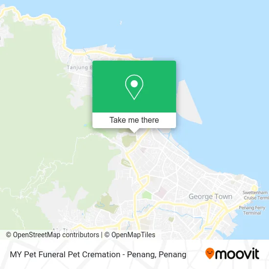 MY Pet Funeral Pet Cremation - Penang map