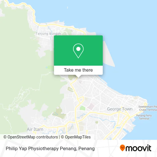 Philip Yap Physiotherapy Penang map