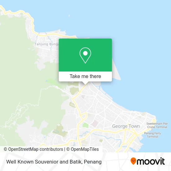 Well Known Souvenior and Batik map