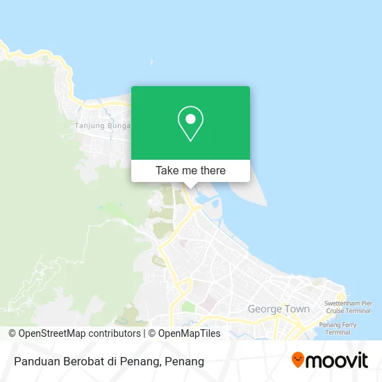 Panduan Berobat di Penang map