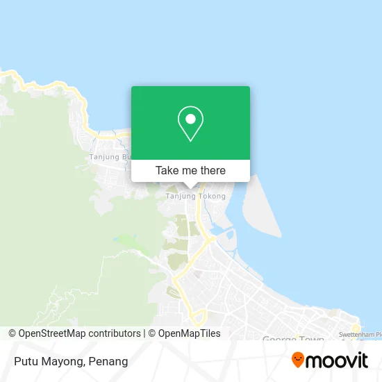 Putu Mayong map