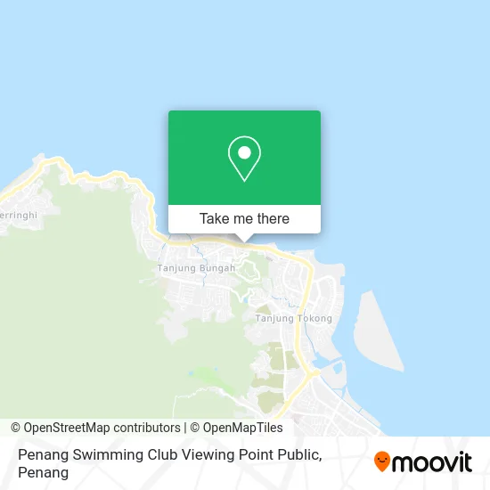 Peta Penang Swimming Club Viewing Point Public