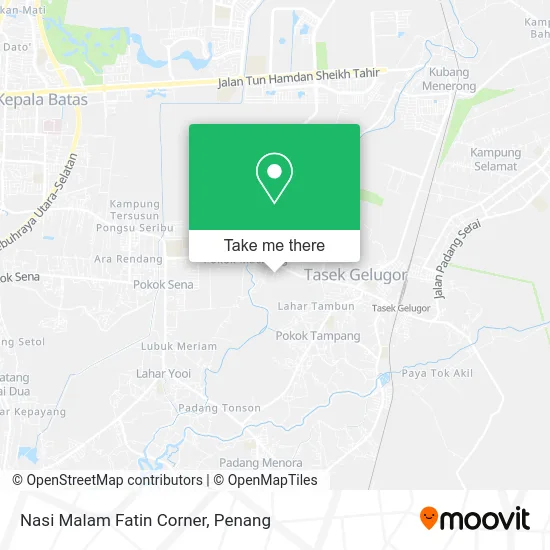 Nasi Malam Fatin Corner map