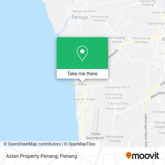 Azlan Property Penang map