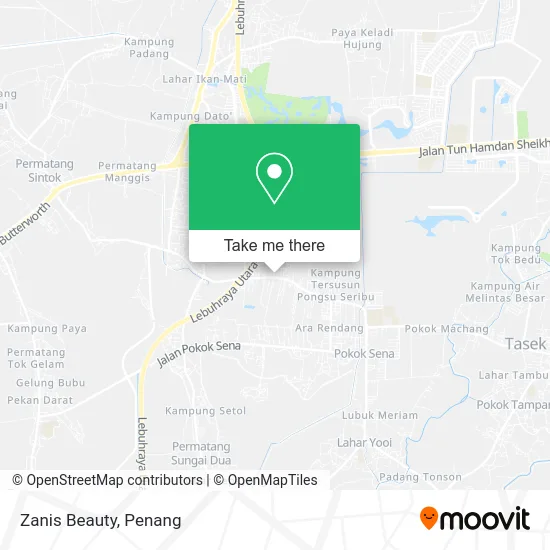 Zanis Beauty map