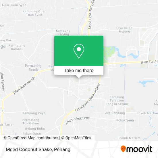 Msed Coconut Shake map