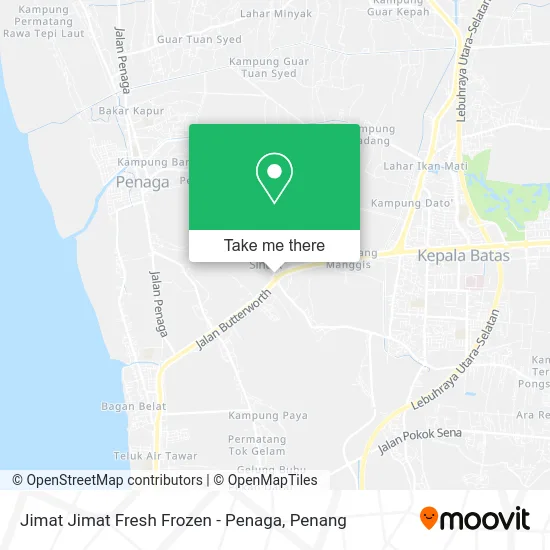 Jimat Jimat Fresh Frozen - Penaga map