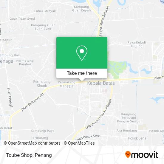 Tcube Shop map