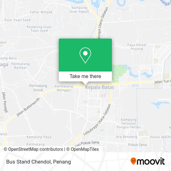 Bus Stand Chendol map