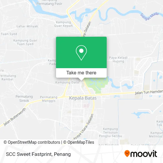 SCC Sweet Fastprint map