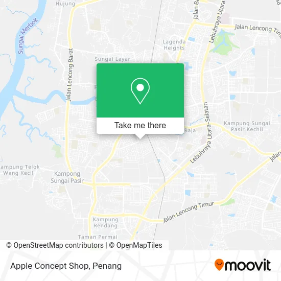 Apple Concept Shop map