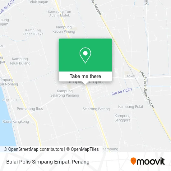 Balai Polis Simpang Empat map