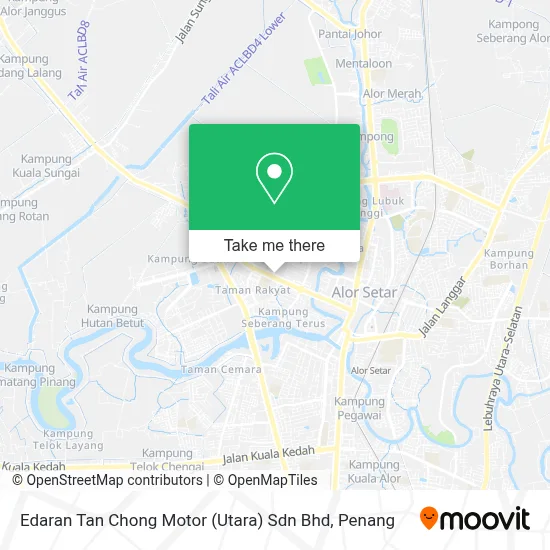 Edaran Tan Chong Motor (Utara) Sdn Bhd map