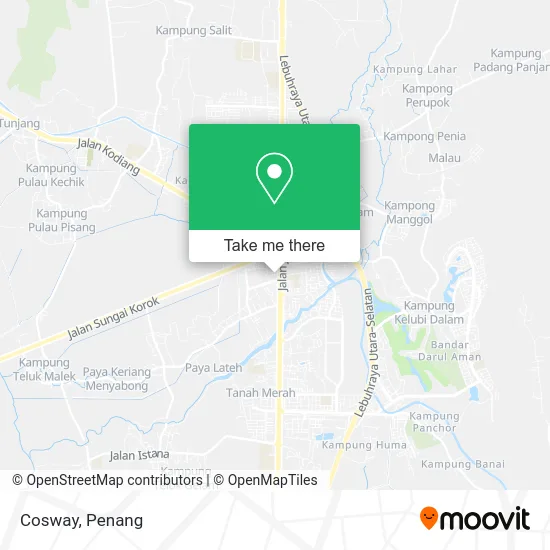 Cosway map