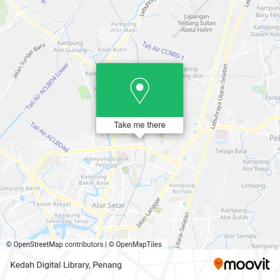 Kedah Digital Library map