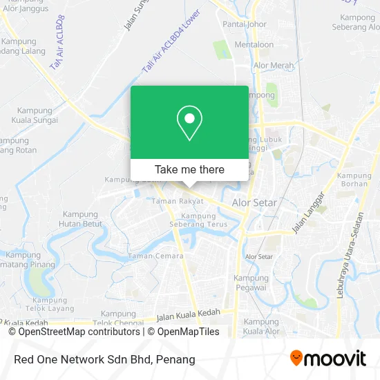 Red One Network Sdn Bhd map