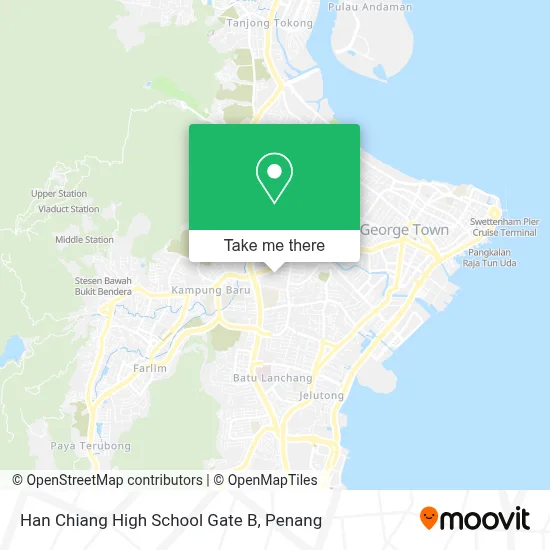 Han Chiang High School Gate B map