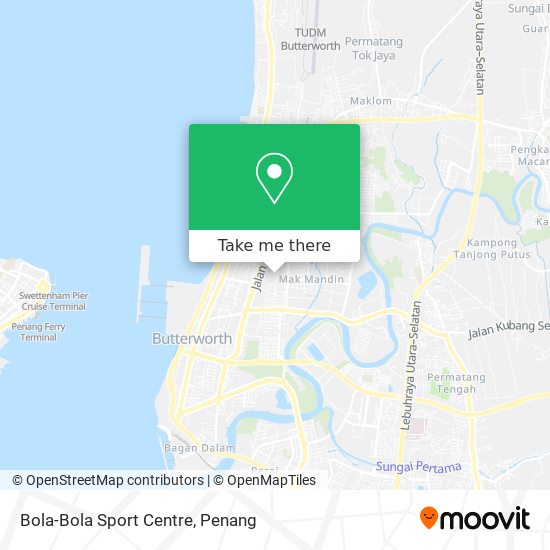 Peta Bola-Bola Sport Centre