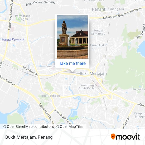 Bukit Mertajam map