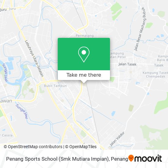 Penang Sports School (Smk Mutiara Impian) map