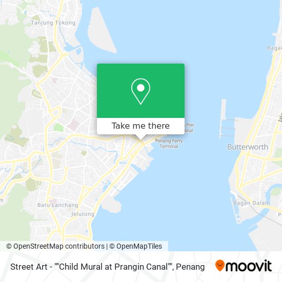 Street Art - ""Child Mural at Prangin Canal"" map