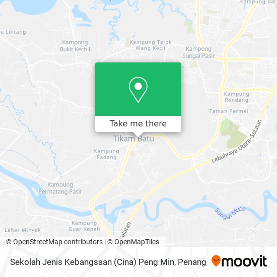 Sekolah Jenis Kebangsaan (Cina) Peng Min map